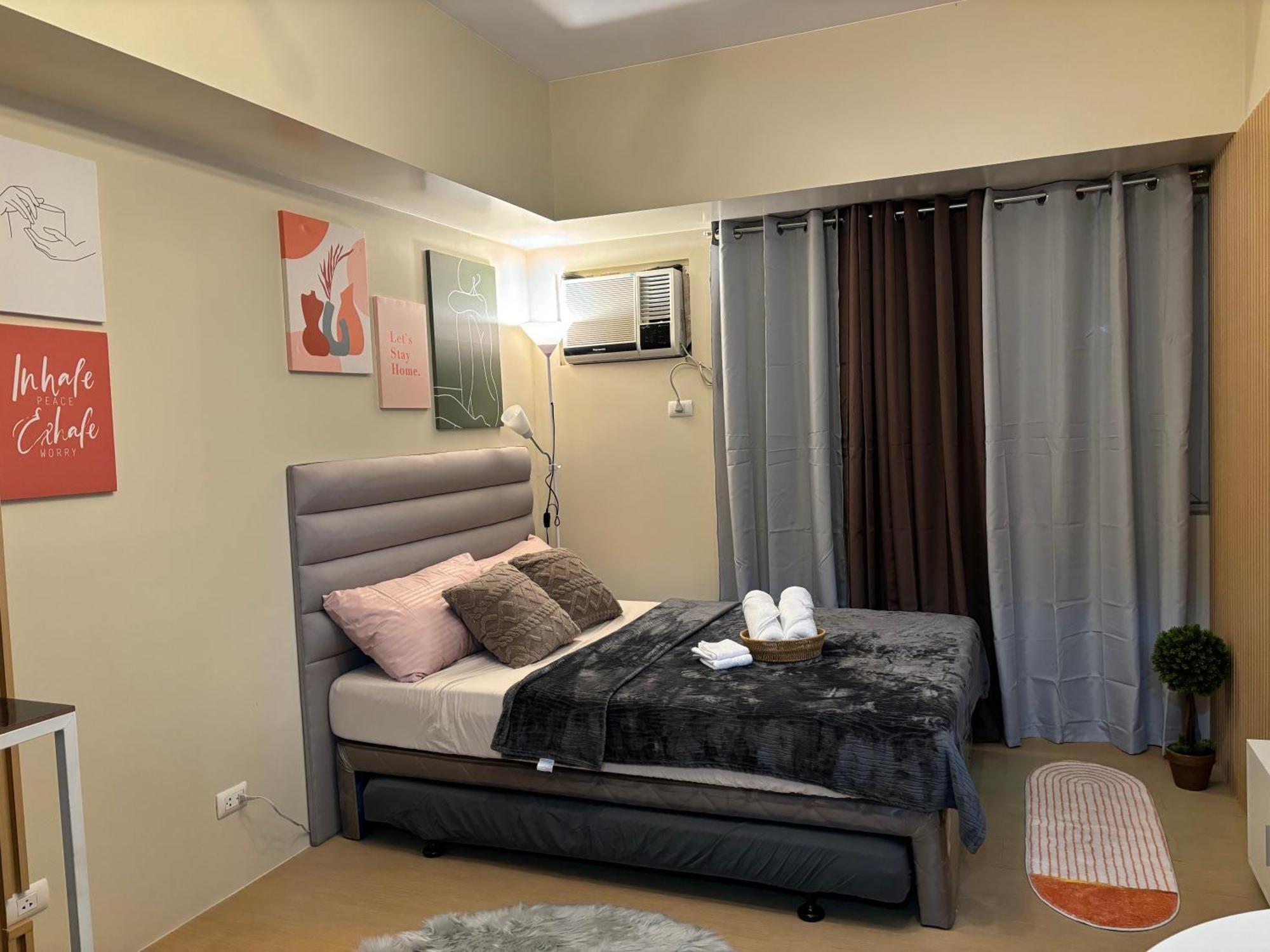 Cozy & Minimalist Staycation - Avida Towers With Pool Access 达沃 外观 照片